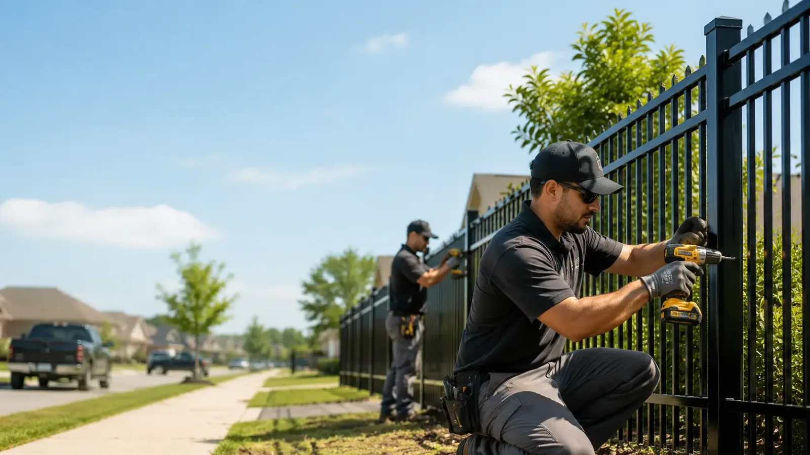 Metal Fence Installation in Fitchburg, WI